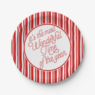 Es ist die wunderbarste Zeit des Jahres Pappteller
