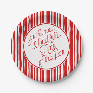 Es ist die wunderbarste Zeit des Jahres Pappteller