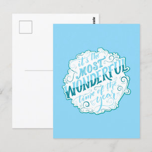 Es ist die wunderbarste Zeit des Jahres Postkarte