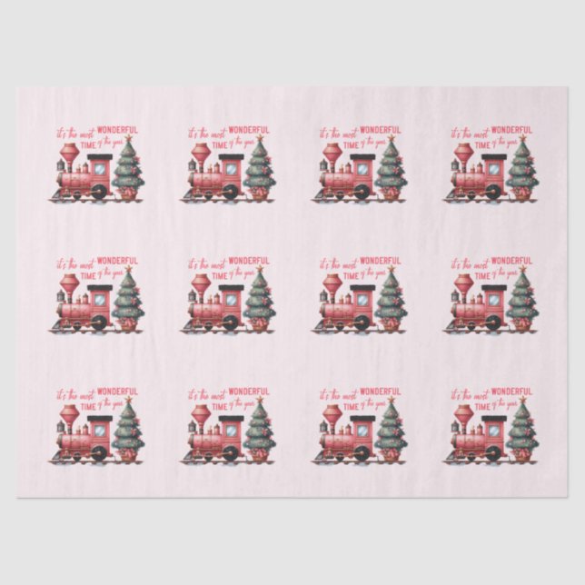 Es ist die wunderbarste Zeit des Jahres Seidenpapier (Vorderseite)