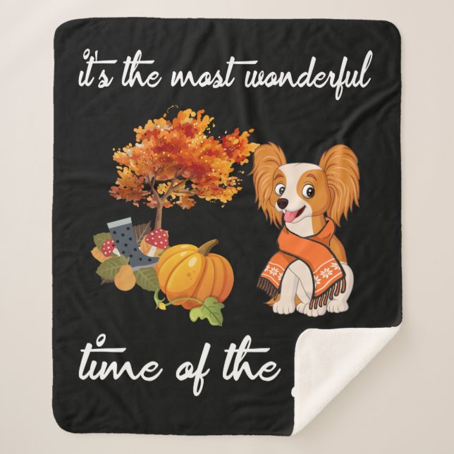 Es ist die wunderbarste Zeit des Jahres Sherpadecke (Vorderseite)