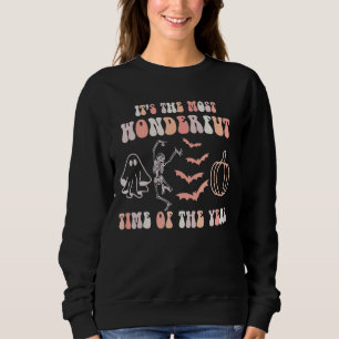 Es ist die wunderbarste Zeit des Jahres Skelett Sweatshirt