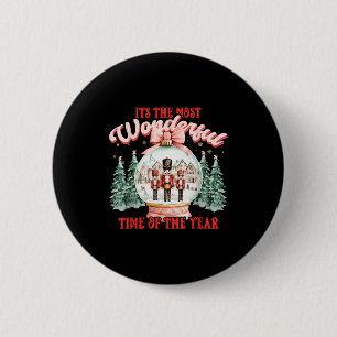 Es ist die wunderbarste Zeit des Jahres Weihnachte Button