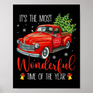 Es ist die wunderbarste Zeit des Jahres Weihnachte Poster