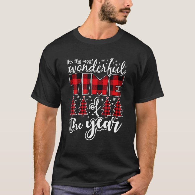 Es ist die wunderbarste Zeit des Jahres Weihnachte T-Shirt (Vorderseite)