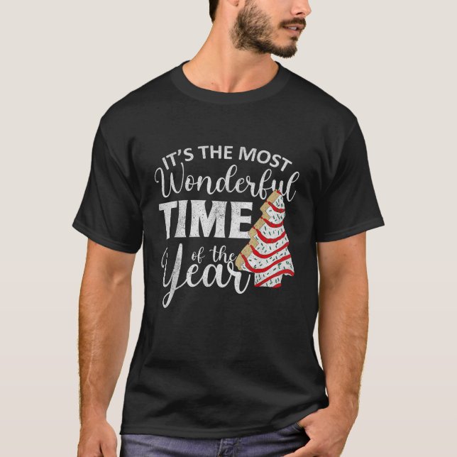 Es ist die wunderbarste Zeit des Jahres Weihnachte T-Shirt (Vorderseite)