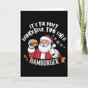 Es ist die wunderbarste Zeit für einen Hamburger Karte