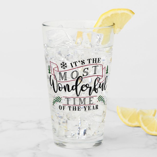 Es ist die wunderbarste Zeit... Glas (Rückseite Ice)