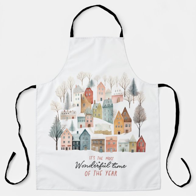Es ist die wunderbarste Zeit-Schürze Schürze (Vorderseite)