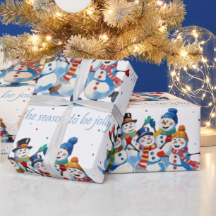 Es ist die Zeit, fröhlich zu sein, fröhliche Schne Geschenkpapier