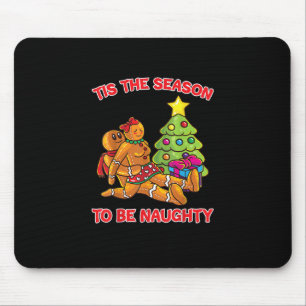 Es ist die Zeit für das unartige Gingerbread Man P Mousepad