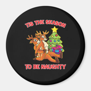 Es ist die Zeit für den unartigen Rudolph Rentier Magnet