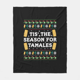 Es ist die Zeit für Tamales Lustiges mexikanisches Fleecedecke