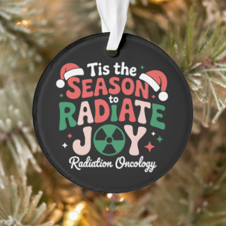 Es ist die Zeit, um Freude auszustrahlen Weihnacht Ornament