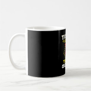 Es ist die Zeit, um Gruseliger Sensenmann Hallowee Kaffeetasse