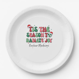 Es ist die Zeit, um Nuclear Medicine Weihnachten N Pappteller