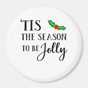 Es ist die Zeit, um Weihnachtsmistelzweig zu sein Magnet