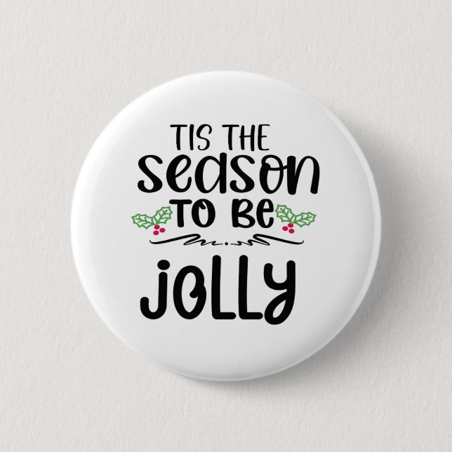 Es ist die Zeit, vorsichtig zu sein Neujahrsfeier  Button (Vorderseite)