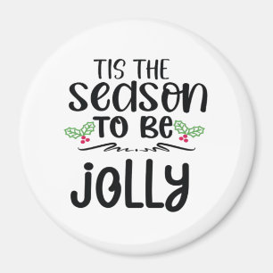 Es ist die Zeit, vorsichtig zu sein Neujahrsfeier Magnet