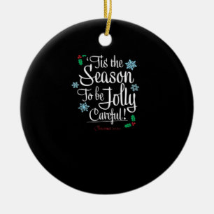Es ist die Zeit zu sagen Keramik Ornament