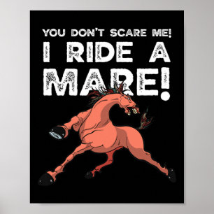 Es ist dir egal, dass ich eine Stute fahre! Horsec Poster