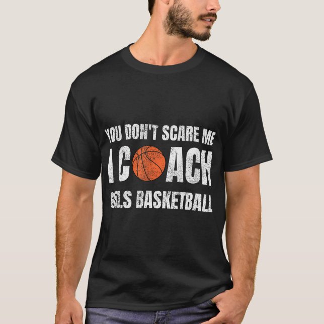 Es ist dir egal, dass ich Mädchen beim Basketballs T-Shirt (Vorderseite)