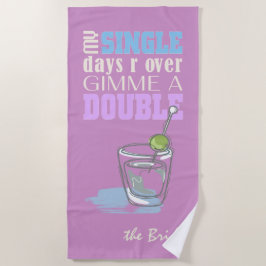 Es ist doppelte Zeit Orchid Pink ID421 Strandtuch