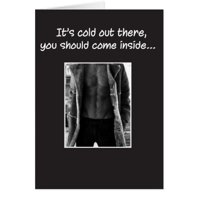 Es ist dort draussen kalt (Vorne)