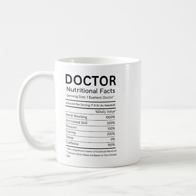 Es ist eigentlich Dr. – Lustiges Arztleben | Cute Kaffeetasse (Links)