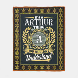 Es ist ein Arthur-Ding, das man nicht verstehen ko Fleecedecke