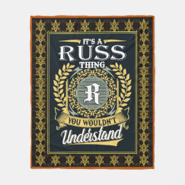 Es ist ein Aufruhr, das du nicht verstehen konntes Fleecedecke