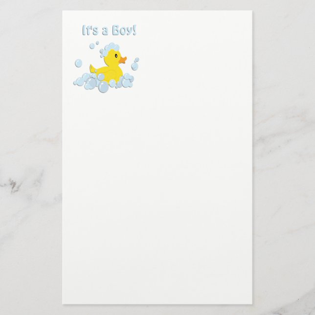 Es ist ein Baby-Baby-Duschkopf Briefpapier (Vorderseite)