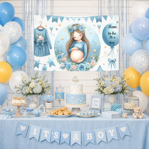 Es ist ein Baby Blue Baby Duschbanner Banner