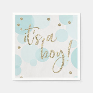 Es ist ein Baby Blue Baby Duschpapier Napkin Serviette