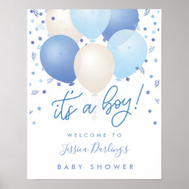 Es ist ein Baby Blue Baby Duwer Welcome Poster