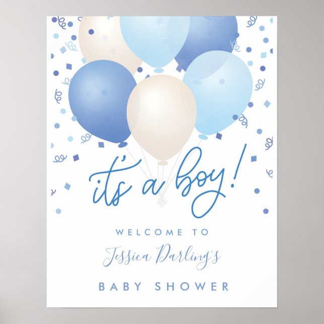 Es ist ein Baby Blue Baby Duwer Welcome Poster (Vorne)