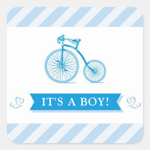 Es ist ein Baby Blue Baby Shower Stickers