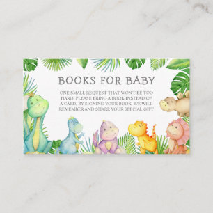 Es ist ein Baby Dinosaur Babyduschenbuch Anfrage Platzkarte