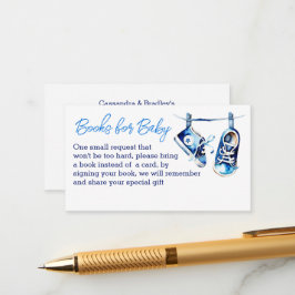 Es ist ein Baby-Duschbücher für das Baby Begleitkarte