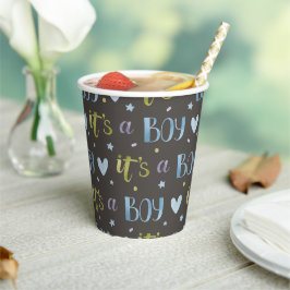 Es ist ein Baby New Baby Paper Cup Pappbecher