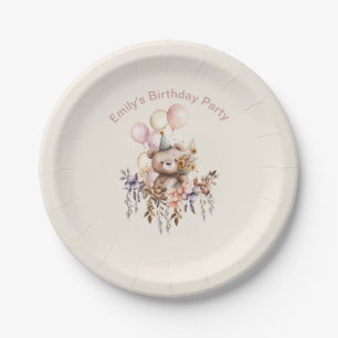Es ist ein Beary Special zum Geburtstag von HappyB Pappteller