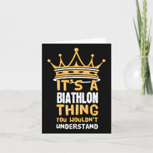 Es ist ein Biathlon-Ding, das du nicht verstehen w Karte