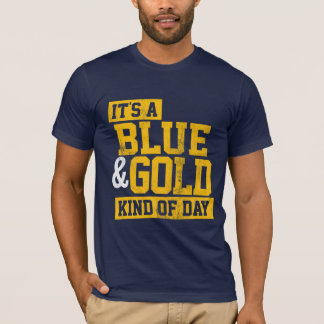 Es ist ein blau-goldener Tag im Vintage-Stil T-Shirt
