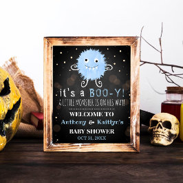 Es ist ein Boo-y! Kleine Monster Halloween Kinderd Poster