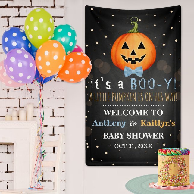 Es ist ein Boo-y! Little Pumpkin Halloween Kinderd Banner (Von Creator hochgeladen)