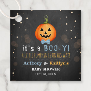 Es ist ein Boo-y! Little Pumpkin Halloween Kinderd Geschenkanhänger