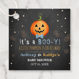 Es ist ein Boo-y! Little Pumpkin Halloween Kinderd Geschenkanhänger