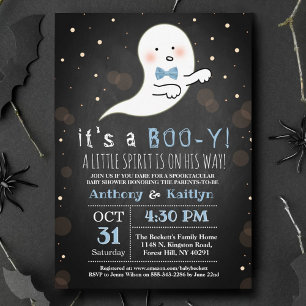 Es ist ein Boo-y! Little Spirit Halloween Baby Dus Einladung