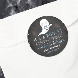 Es ist ein Boo-y! Little Spirit Halloween Baby Dus Runder Aufkleber