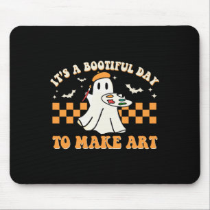 Es ist ein bootischer Tag, Kunst zu Halloween-Kuns Mousepad
